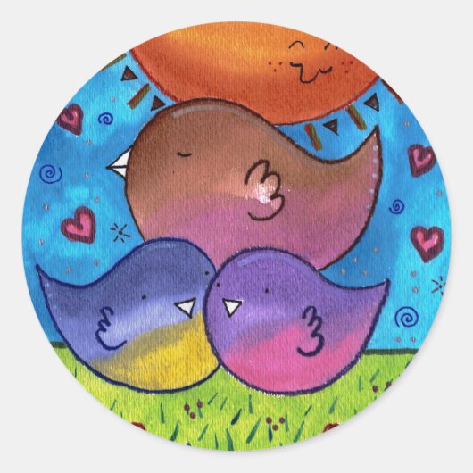 Sweet Birdies Stickers (Vorderseite)