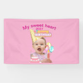 Sweet Birthday Celebration Banner (Horizontal)