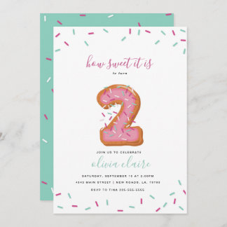 Sweet Birthday Celebration | Zwei Einladung