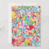 Sweet Birthday Einladung (Rückseite)