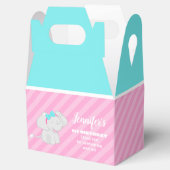 Sweet Birthday Favor Box mit Elephant Geschenkschachtel (Geöffnet)