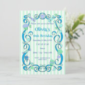 Sweet Birthday Girl Einladung (Stehend Vorderseite)