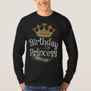 Sweet Birthday Girl Princess Crown Geburtstagspart T-Shirt