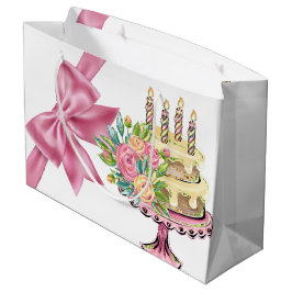 Sweet Birthday Große Geschenktasche Große Geschenktüte