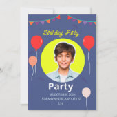 Sweet Birthday Illustarion Einladung (Vorderseite)