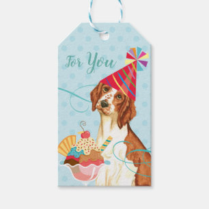 Sweet Birthday Welsh Springer Spanier Geschenkanhänger