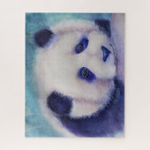 Sweet Black and White Panda Bär Puzzle (Vertikal)