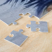 Sweet Black and White Papillon Puppy Puzzle (Seite)