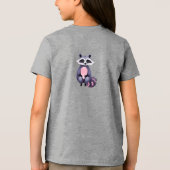 Sweet Black Baby Raccoon Tri-Blend Shirt (Rückseite)