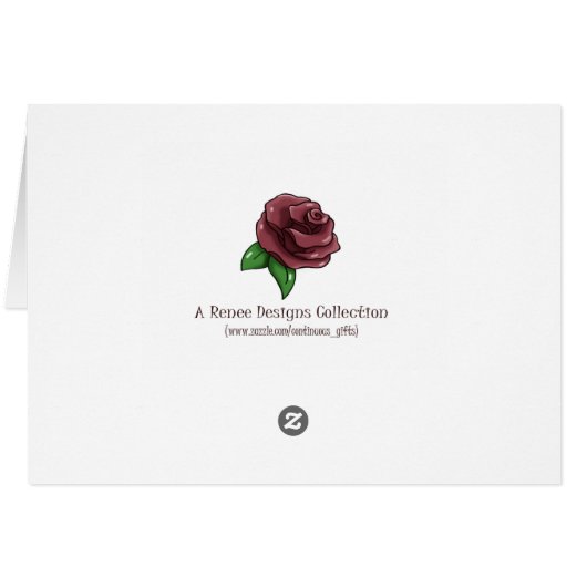 Sweet Black Fairy Birthday (Rückseite Horizontal)