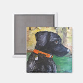 Sweet Black Lab Magnet von Willowcatdesigns (Vorderseite/Rückseite)