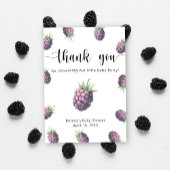 Sweet BlackBerry - vielen Dank Dankeskarte