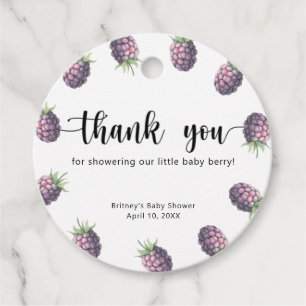 Sweet BlackBerry - vielen Dank Geschenkanhänger