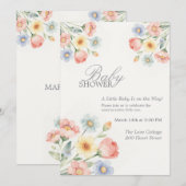 Sweet Bloom Invitation Einladung (Vorne/Hinten)