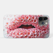 Sweet Bloom Lips Kunst Case-Mate iPhone Hülle (Rückseite (Horizontal))
