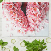 Sweet Bloom Lips Kunst Geschirrtuch (Gefaltet)
