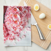 Sweet Bloom Lips Kunst Geschirrtuch (Viertel Falte)