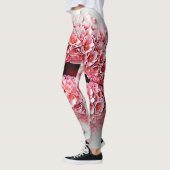 Sweet Bloom Lips Kunst Leggings (Links)