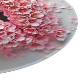 Sweet Bloom Lips Kunst Schneidebrett (Ecke)