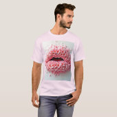 Sweet Bloom Lips Kunst T-Shirt (Vorne ganz)