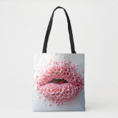 Sweet Bloom Lips Kunst Tasche (Vorderseite)