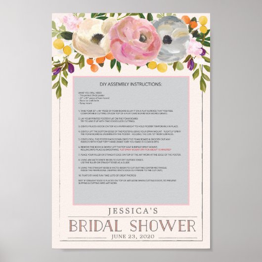 Sweet Blooms Foto Prop Poster Frame (Vorne)