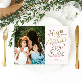 Sweet Blooms Happy Mütter Day Foto Card Karte