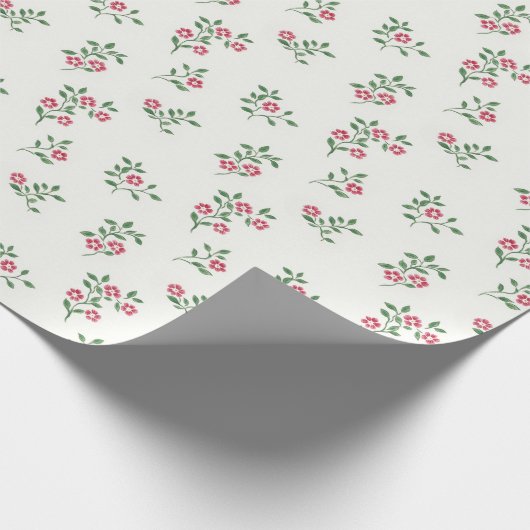 Sweet Blossom Buds Geschenkpapier (Ecke)