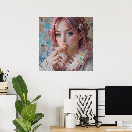 Sweet Blossom Dream Poster (Heimbüro)