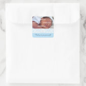 Sweet Blue Band Baby Danke Stickers (Tasche)