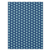 Sweet Blue Blüten für die Marine Tischdecke (Vorderseite)