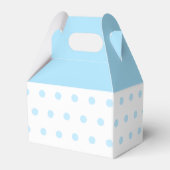 Sweet Blue Box mit Elephant Baby Shower Geschenkschachtel (Rückseite)