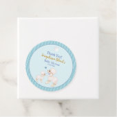 Sweet Blue Boy Lamb Baby Dusche Danke Geschenkanhänger (Beispiel)