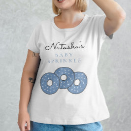 Sweet Blue Donuts Baby Dusche Sprinkle T-Shirt