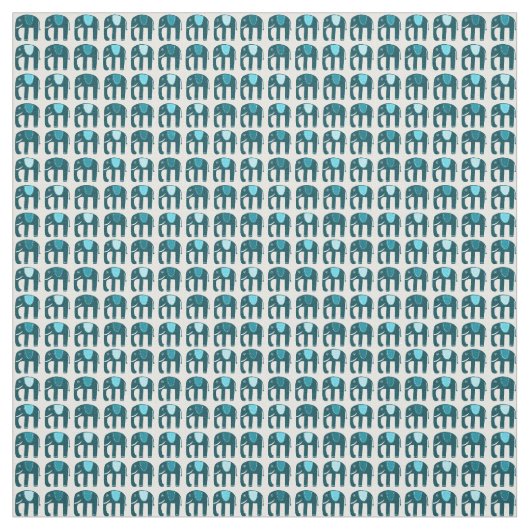 Sweet Blue Elephants Muster Stoff (Muster)