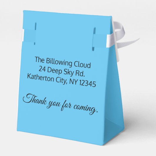 Sweet Blue Geschenkschachtel (Rückseite)