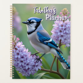 Sweet Blue Jay auf Lilacs Personalisiert Planer