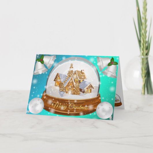 Sweet Blue Winter Karte (Vorderseite)