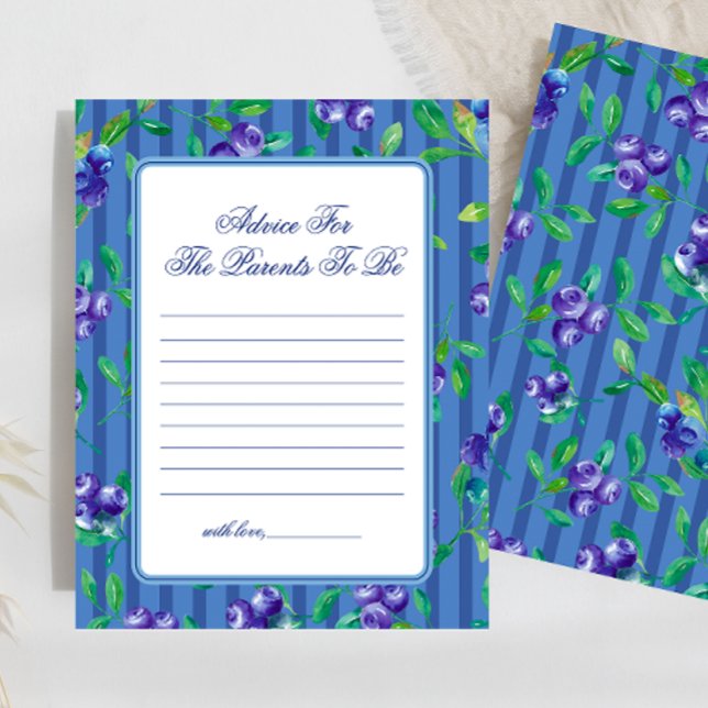 Sweet Blueberries Advice Baby Showspiel (Von Creator hochgeladen)