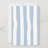 Sweet Blueberries Babydusche Einladung (Rückseite)