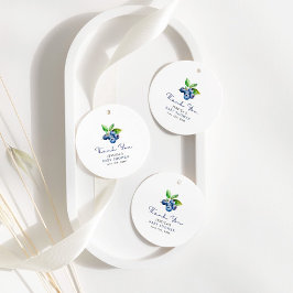 Sweet Blueberries Babydusche Geschenkanhänger