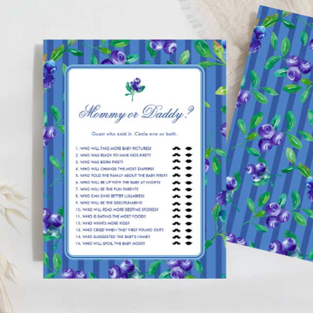 Sweet Blueberries Mommy oder Daddy Baby Showspiel (Von Creator hochgeladen)