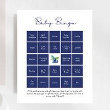 Sweet Blueberry Baby Bingo Baby Showspiel