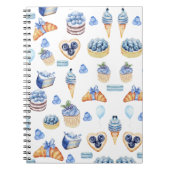 Sweet Blueberry Notizblock (Vorderseite)