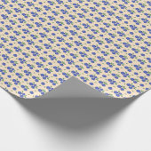 Sweet Blueberry Pattern Geschenkpapier (Ecke)