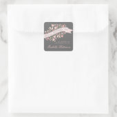 Sweet Blume Brautparty Tee Party Aufkleber (Tasche)