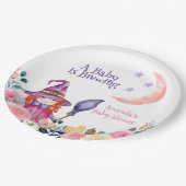 Sweet Blume Hexe Cauldron Baby Braudusche Pappteller (Schrägansicht)