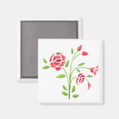 Sweet Blume Magnet (Vorderseite/Rückseite)