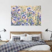 *~* Sweet Blume TV2 Stretched Canvas Print Leinwanddruck (Insitu (Schlafzimmer))