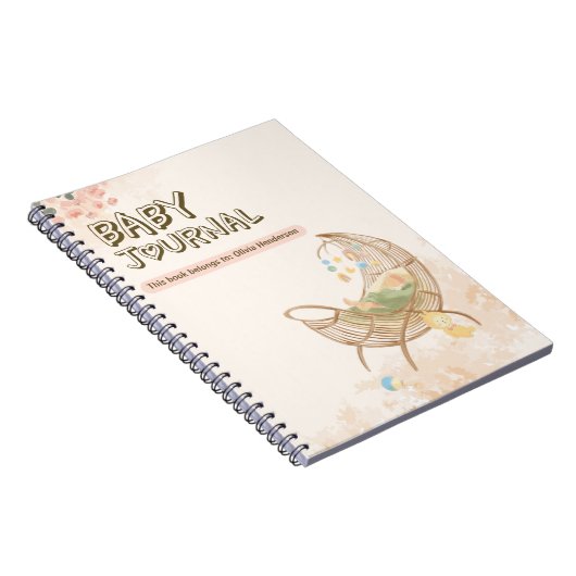 Sweet Boho Baby Journal Notizblock (Rechte Seite)